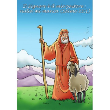 Cartolina con magnete - Il buon pastore